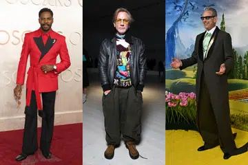 BAZAAR Man celebrity style older men stylish Daniel Craig Colman Domingo Jeff Goldblum Rob Lowe