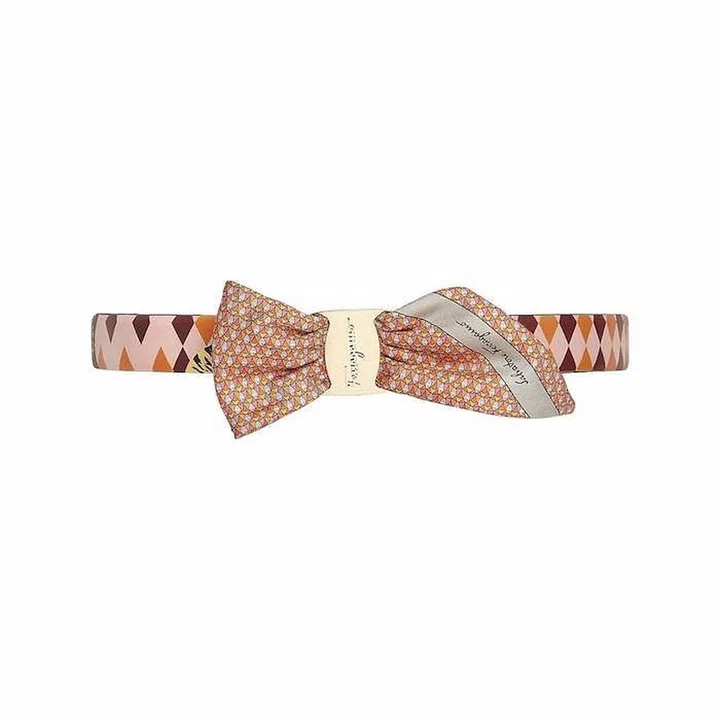 Vara Bow Upcycled Belt, $750, Salvatore Ferragamo at Farfetch