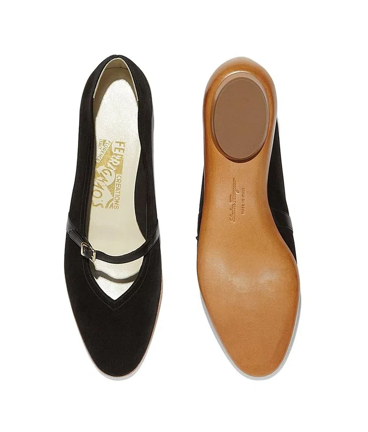 Salvatore Ferragamo designed for actresses including Marilyn Monroe and Sophia Loren, earning the nickname the "shoemaker to the stars", yet some of his most noteworthy pieces were for Audrey Hepburn. Standout pieces from their winning combination are her loafers in Funny Face and her slingbacks in Breakfast at Tiffany's. The collaboration culminated in the 'Audrey' pumps, flat ballet-style shoes with a single strap, reflecting Hepburn's background in dance.

The Audrey ballet pumps, about £435, Salvatore Ferragamo