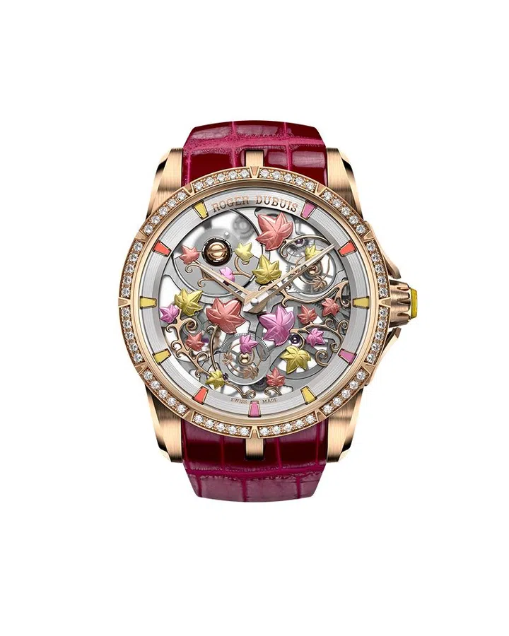 watch news may 2026 | roger dubuis Excalibur Brocéliande 38mm watch dawn rose