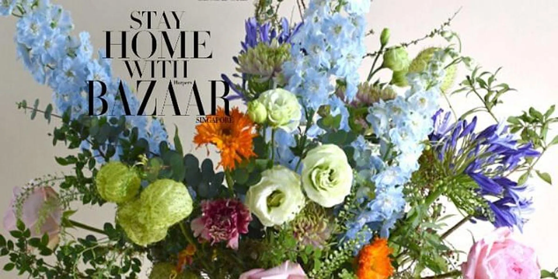 Stay Home With BAZAAR Floral Arrangement with Charlotte Puxley