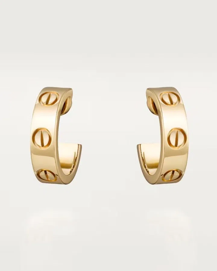 the devil wears prada 2 jewellery and watches | cartier love hoop earrings