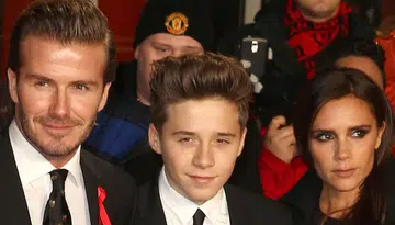 david beckham, brokklyn beckham, victoria beckham