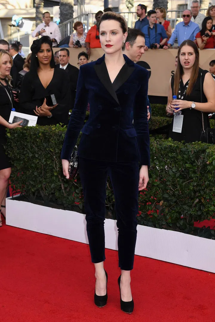 In Altuzarra with Ferragamo shoes and Tiffany & Co. jewellery