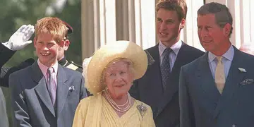 prince harry queen mother