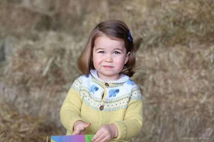 Princess Charlotte on her second birthday. Photo: Kensington Palace