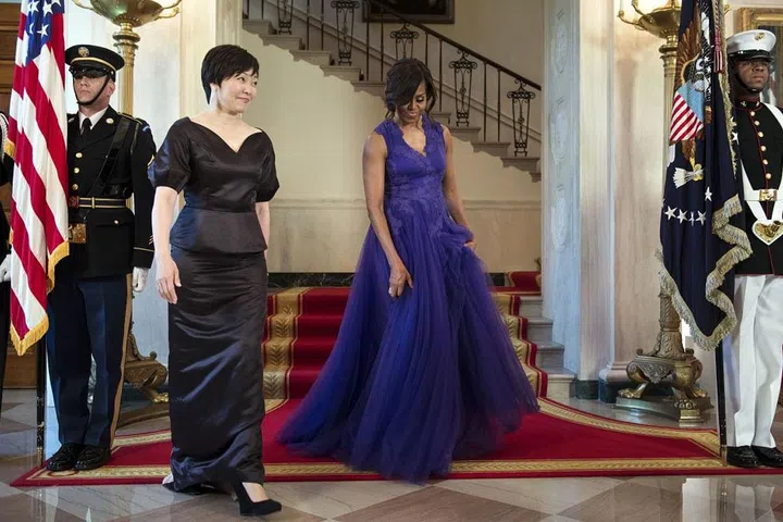 Clearly, the First Lady was feeling this look.