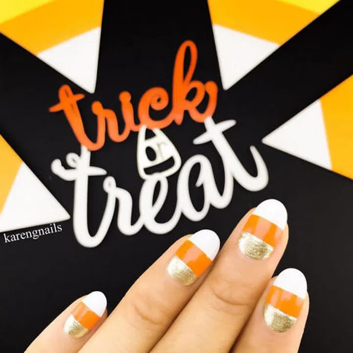 So much sweeter with a hint of shine, by Karen Gutierrez (karengnails).