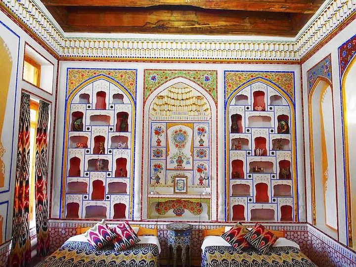 Then unwind at the Minzifa Hotel, a former merchant’s house studded with 15th-century mosaics. The rest of Uzbekistan—Tashkent, Samarkand, Khiva—is equally magical. And the food? Proximity to the Caspian Sea makes for some excellent caviar. (Non-direct flights from New York to Tashkent, the capital, take about 15 hours.) Photo: Hotel Bukhara