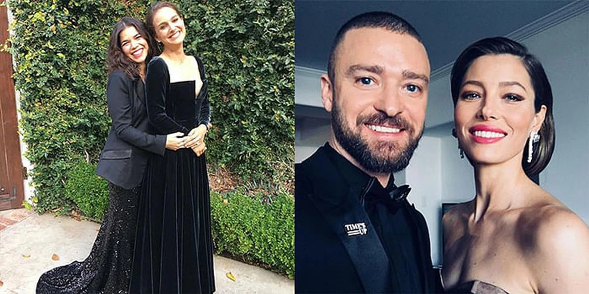 best celebrity instagrams golden globes 2018