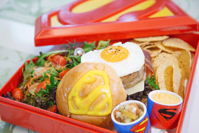 Power up at DC Comics Super Heroes Café.