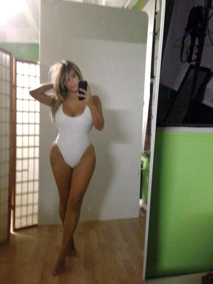 "I was doing a photo shoot. I took a selfie before I went out." (2013) 