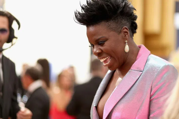 In Christian Siriano, Jordan Alexander jewellery. Photo: Getty 
