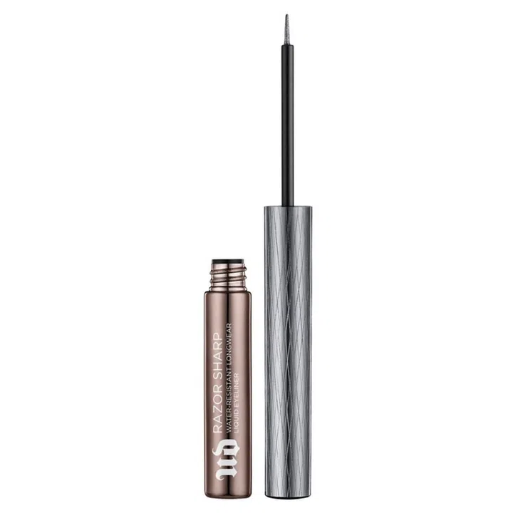 Step away from your usual black liner and dazzle with a touch of silver. 