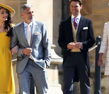 Amal Clooney, George Clooney, Royal Wedding