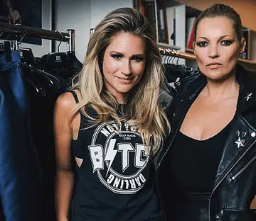 Kate Moss Nikkie Plessen Berlin Fashion Week