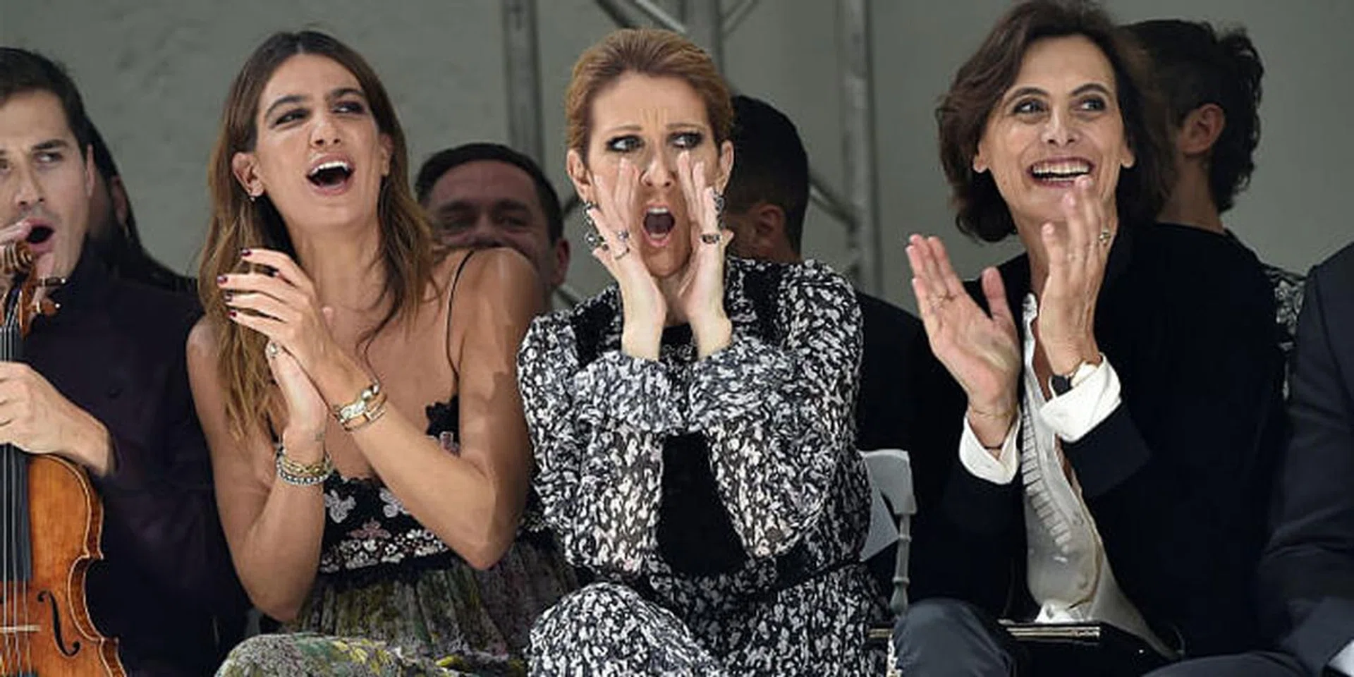 Céline Dion Is The Front Row Cheerleader Fashion Never Knew It Needed