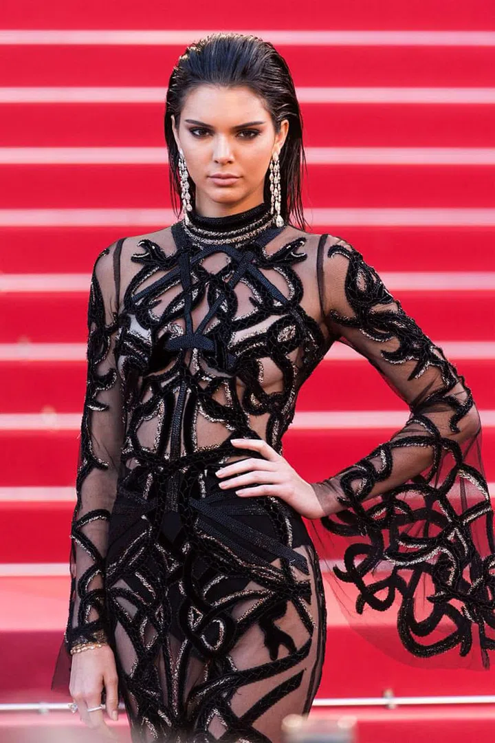 You Need To See Kendall Jenner's See-Through Cavalli Couture Dress