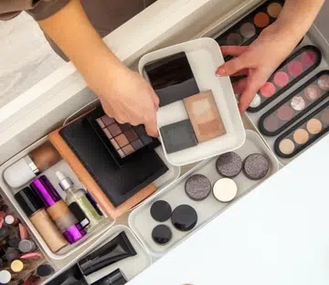 declutter skincare makeup 