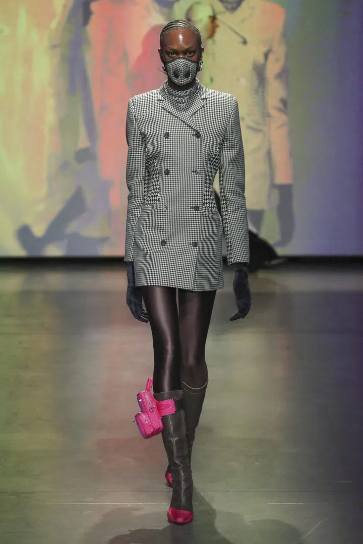 Marine Serre fall/winter 2020. Photo: Showbit.