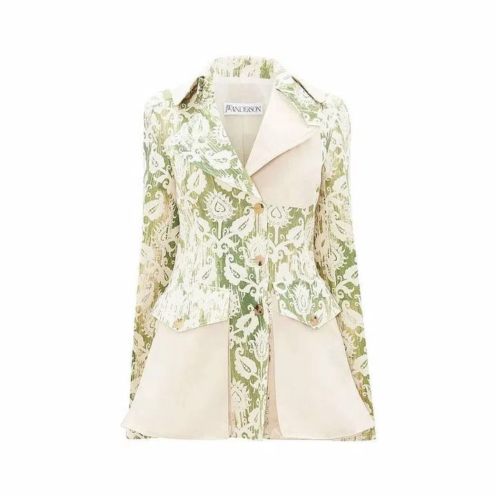 Paisley Print Linen Blazer, $1,075, JW Anderson at Farfetch