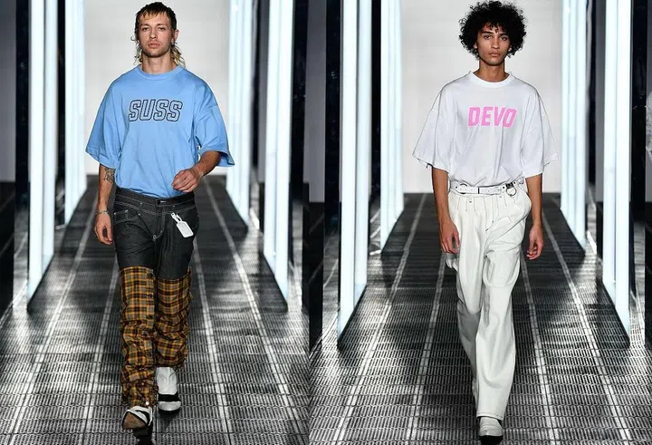 For a brand whose greatest success comes from outside the country—mentorships from the late Franca Sozzani, awards from Woolmark and Prix de Marie Claire, invitations to show on-schedule at Paris and Milan fashion weeks—Mario-Luca Carlucci and Peter Strateas took influence from closer to home for their Resort 2018 collection. Inspired by good old Aussie slang, the designers sent t-shirts printed with ‘DEVO’ (short for devastated) and ‘SUSS’ (short for suspicious) down the runway to the delight of the crowd. “We love to shorten and chop words here in Australia—it’s a playful way to explain things,” the designers told BAZAAR.