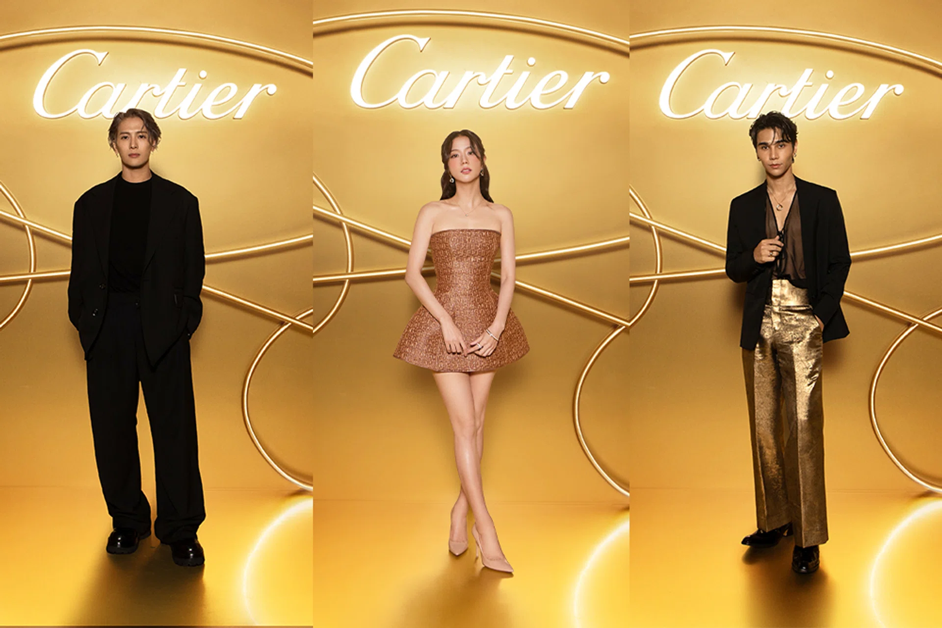 Jisoo, Jackson Wang And Jeff Satur Shined At Cartier's Trinity 100