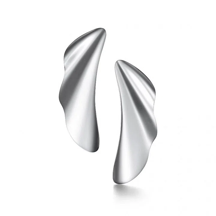 Elsa Peretti High Tide sterling silver earrings, $1,050 (Photo: Tiffany & Co.)