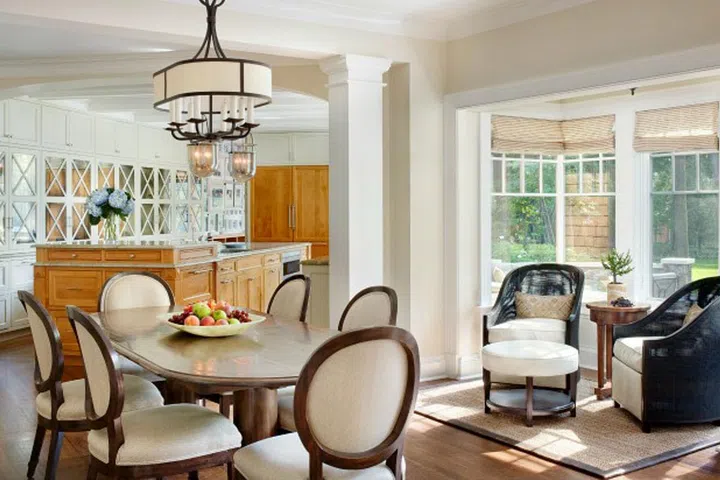 "This shade is my go-to warm neutral," says Elissa Morgante, co-principal of Morgante-Wilson Architects. "What I love about Manchester Tan is that it changes with the light. It goes from a rich warm hue to light and fresh depending on the source of the light in the room."