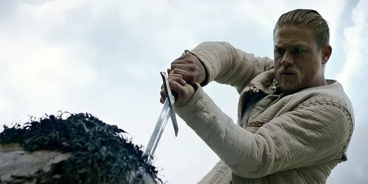 When: May 12. What: When vagrant Arthur (Charlie Hunnam) pulls Excalibur from its stone, he sets in motion a war against Vortigern (Jude Law) for the throne of England. Why: Charlie Hunnam shirtless