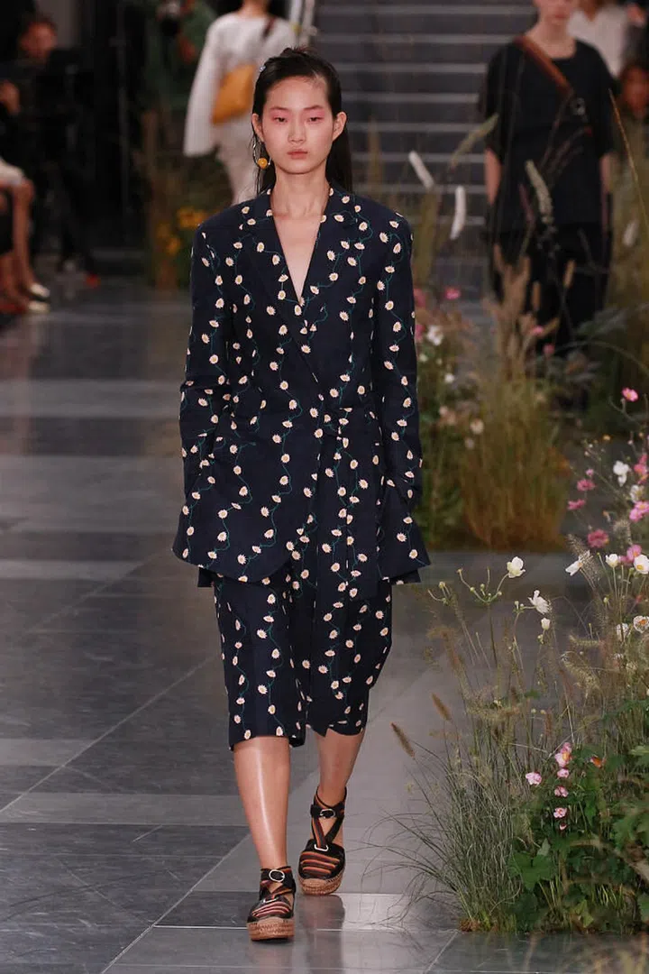 Key pieces: a drawstring parachute-silk dress, a longline suit jacket, anything seersucker
Photo: Getty