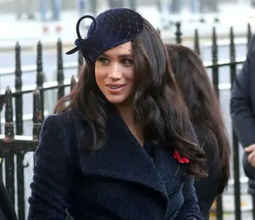 Meghan Markle at Field of Remembrance at Westminster Abbey