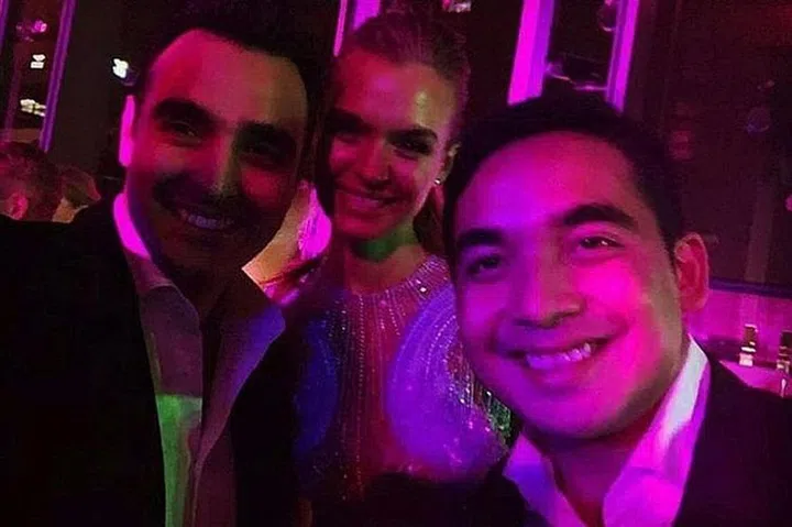 Mr Norashman Najib at the Victoria's Secret Fashion Show in Shanghai last week. Photo: Instagram