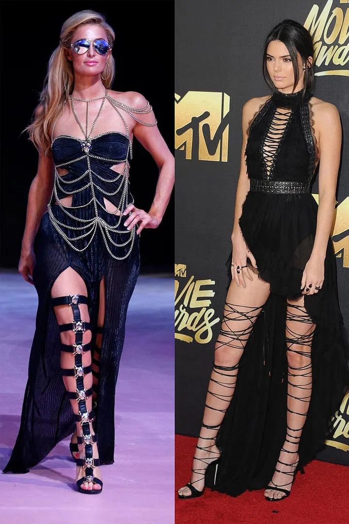 Taking gladiator shoes to the next level. Photo: Getty 