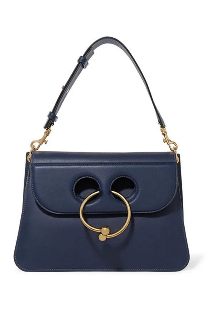 A repeat entry, J.W. Anderson's Pierce bag is still the most common accessory seen on the front row. Leather shoulder bag, £1,095