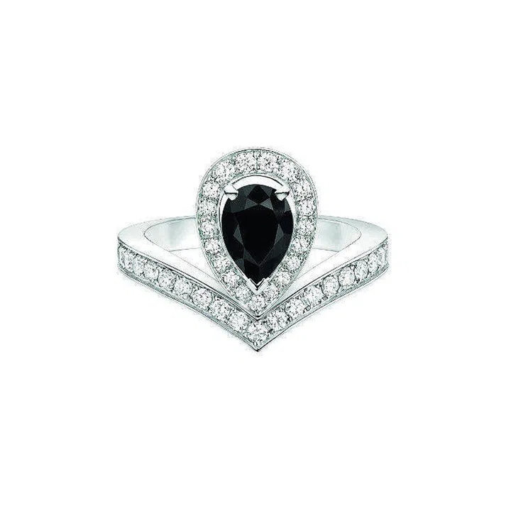 White gold, spinel and diamond, $10,500
