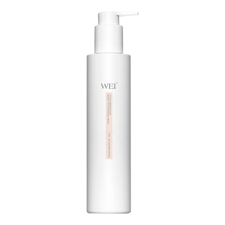 Best Brightening Makeup Removers WEI Five Sacred Grains Even Brighter Silky Cleansing Milk