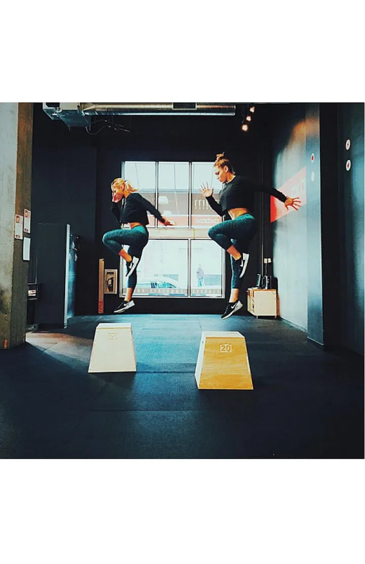 @twobadbodies
The exercise duo (and former track stars) share short workout videos on Instagram—from jumping rope to box jumping to TRX workouts—as the ultimate inspiration to get up and move. Photo: Instagram