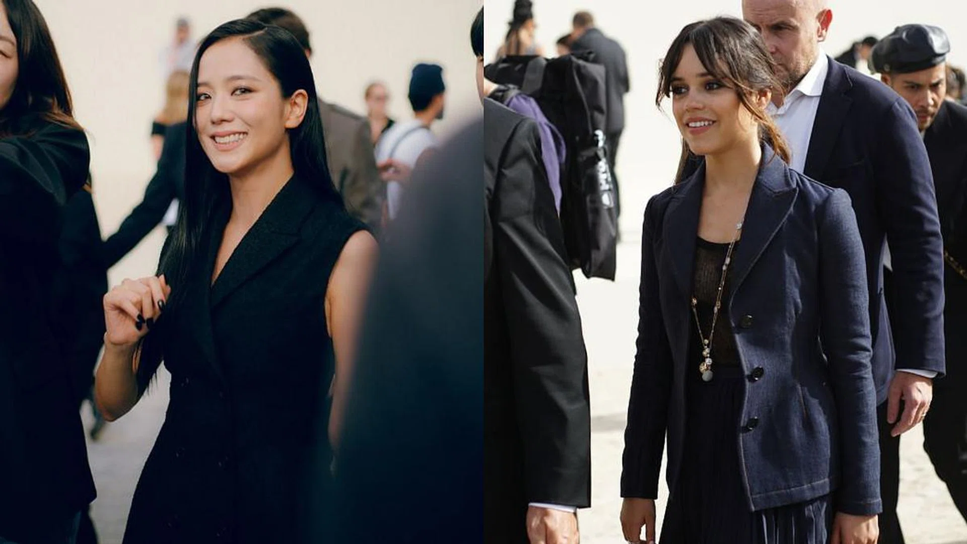 Jisoo Jenna Ortega Dior SS24