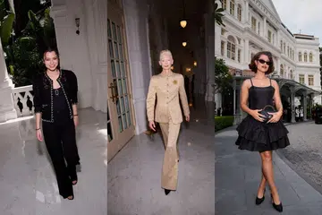 Chanel Cruise 2025/2026 Show Singapore | celebrities at Chanel Cruise 2025/2026 Show | becky armstrong at Chanel Cruise 2025/2026 Show | raye at Chanel Cruise 2025/2026 Show