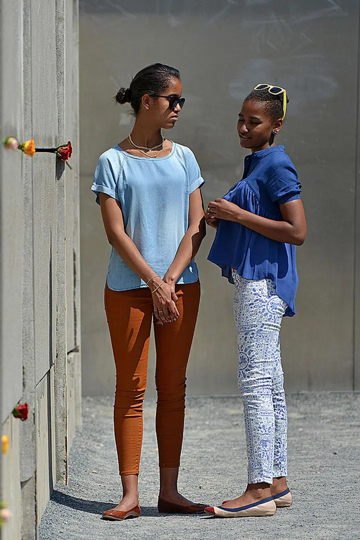 On a visit to Berlin, Germany. Photo: Getty