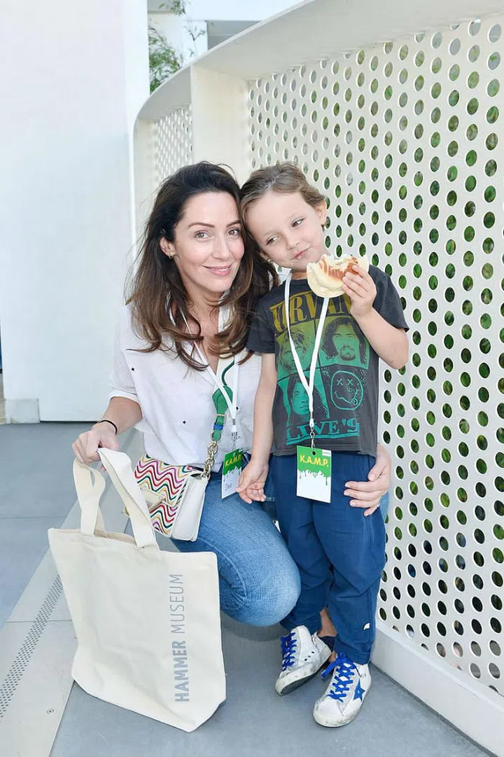 The second page boy is six-year-old Louis, the son of the couple's friends Zoe and Olivier De Givenchy.
