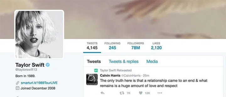 Taylor Swift Twitter