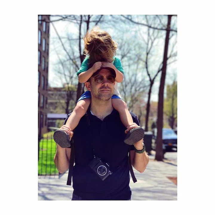 "Happy Fathers Day to this amazing person, who is not only an amazing (loving, fun, kind, wise) dad, but also an incredible partner, who has made it possible for this mama to chase her dreams, always cheering her on, even when her mom-guilt hits hard. That's love. Otis, Daisy, and I are so very lucky. ❤ (also... DILF.) #sorrynotsorry" Photo: @oliviawilde