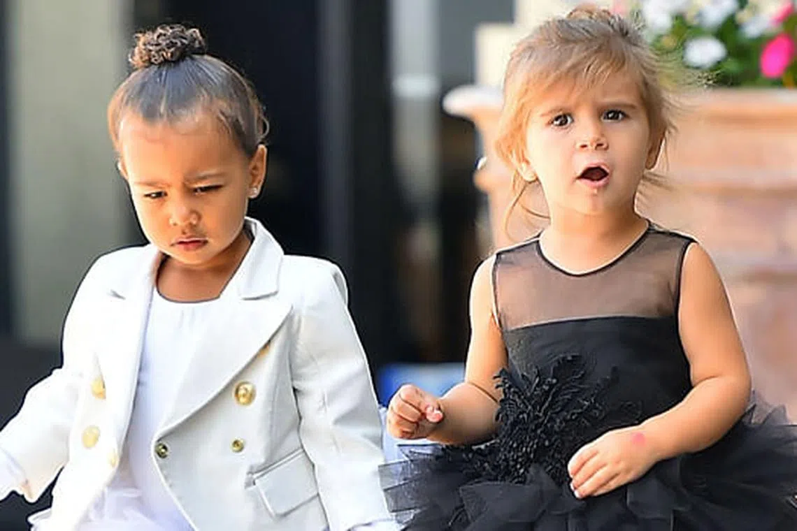 North West And Penelope Disick Pretend To Be Kylie And Kendall And It