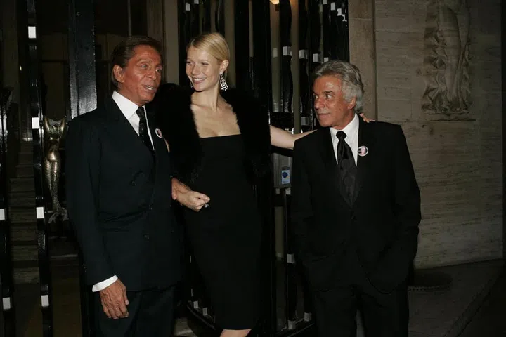 In 2004 at her birthday party thrown by Valentino (chic). Photo: Getty 