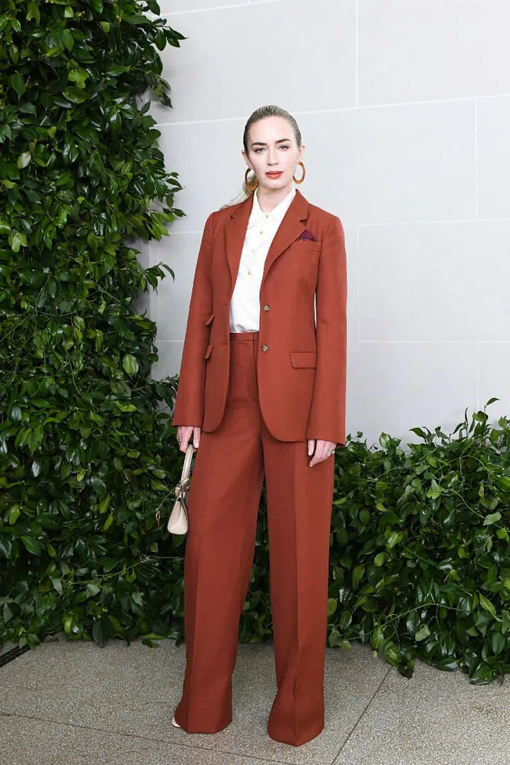Emily Blunt at the Tory Burch SS20 show.

Photo: Courtesy