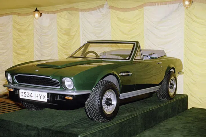 A Model Aston Martin V8 Volante Convertible