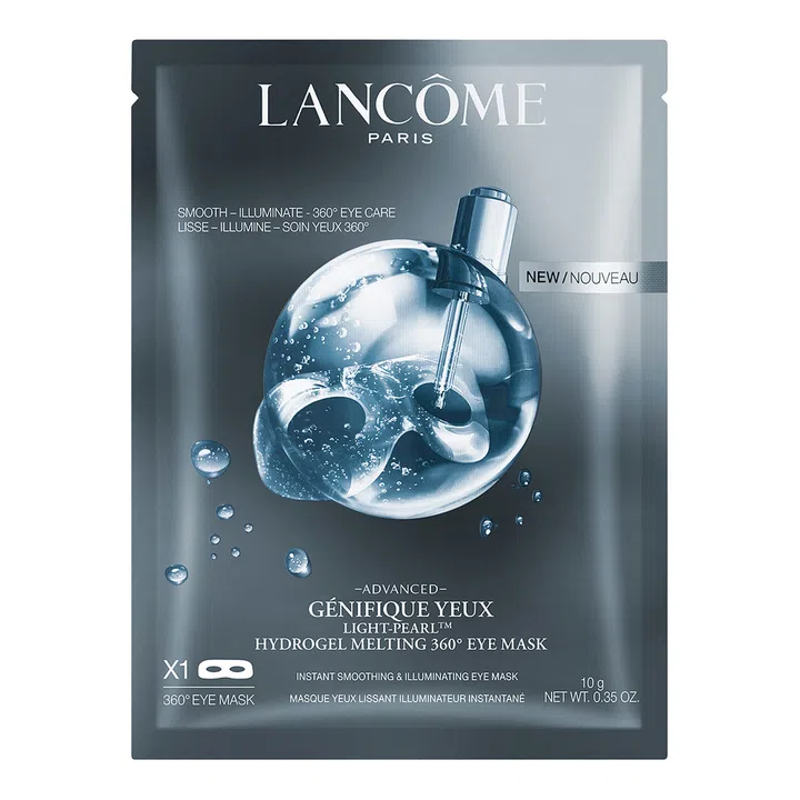 A single eye mask holds the same amount of bifidus extract as half a bottle's worth of Advance Génifique Yeux Light-Pearl eye serum. So after 20 minutes of this over your eyes, expect fine lines to be plumped, delicate skin to look smoother and firmer, and dark circles to be brightened, for all round younger-looking skin around the eyes. 