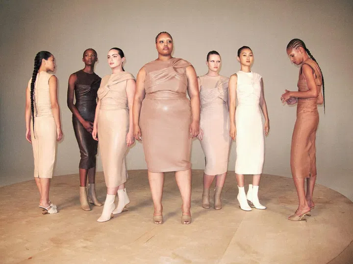 Looks from the SKIMS x Fendi collection (Photo: Vanessa Beercroft/FendiXSkims)